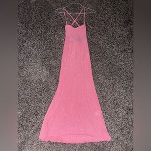Beginning Boutique Elysium Pink Maxi Dress